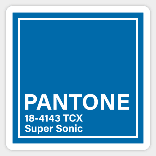 PANTONE 18-4143 TCX Super Sonic Sticker